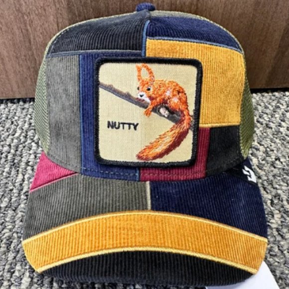 Goorin Animal Trucker Baseball Snapback Patchwork Nutty Hat